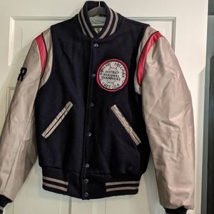 TRUE Vintage 70s Letterman Jacket!!  Basketball Champs  Size 36 (Men's Small)